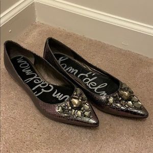Sam Edelman embellished pointed flats